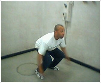 Personal Training Client exercising in a fitness center in Chicago