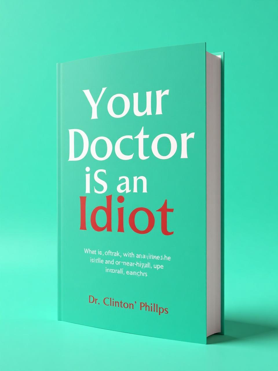 Your Doctor Is an Idiot book cover by Clinton Phillips